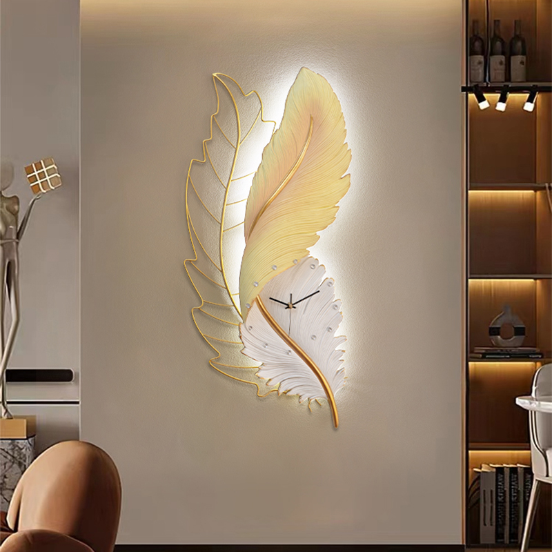 Resin Art Wall Clock - Light Unique Wall Clock Minimalist Korean