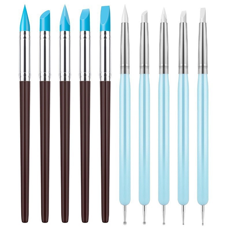Resin Art Youtube - 10pcs/set Multi-functional Silicone Sculpting Pen Resin