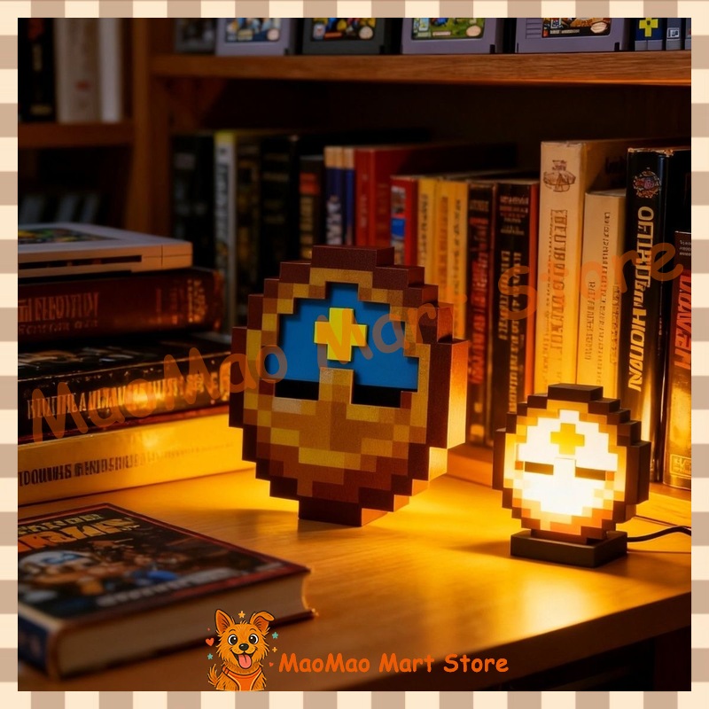Resin Art Wall Clock - Chic Retro Pixel Art Style Sun
