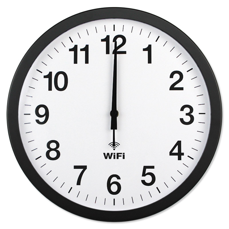 Resin Art Wall Clock - Smart clock WIFI automatic timing network