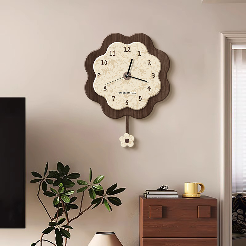 Resin Art Wall Clock - Chinese-style Creative Art Wall Clock with
