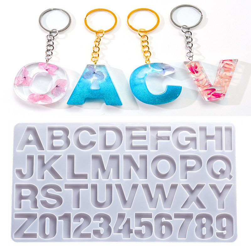 Resin Art Love - Alphabet Epoxy Resin Silicone Mold DIY