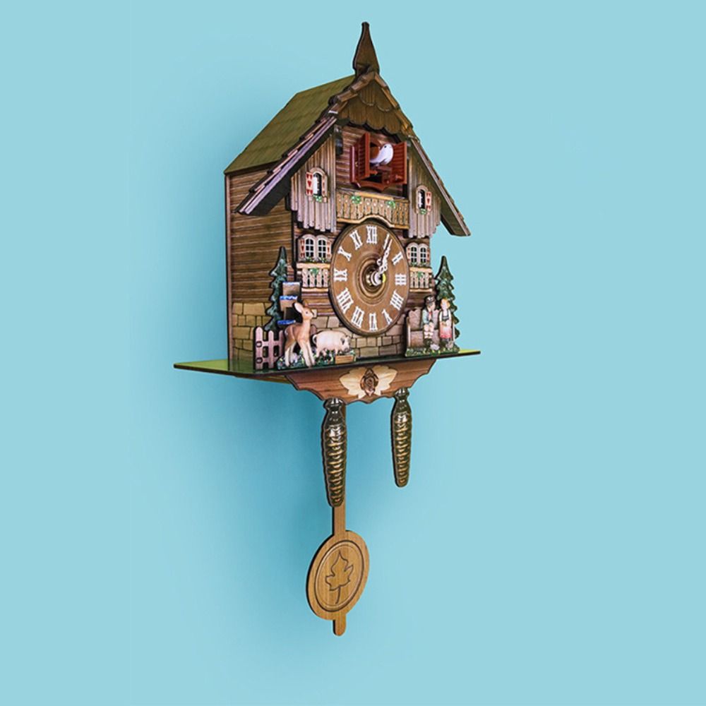 Resin Art Wall Clock - Clock Wall Wooden Wood Pendulum Vintage