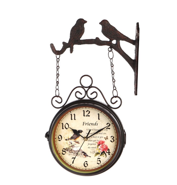Resin Art Wall Clock - Unique gift -RETRO vintage art -