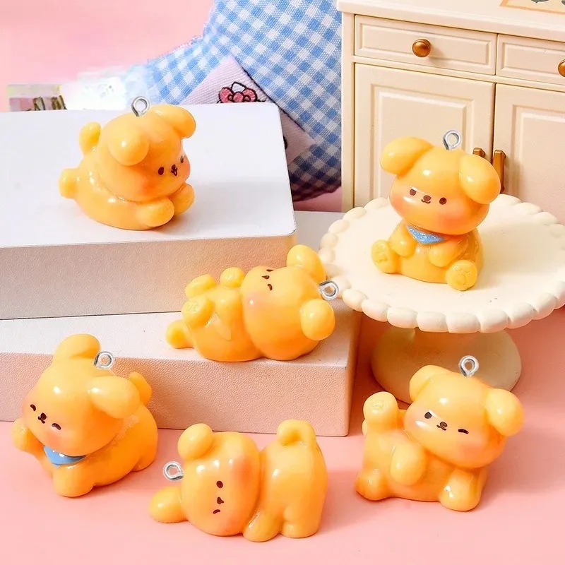 Resin Art Gift Ideas - 10Pcs Cute Cartoon Dog Acrylic Resin