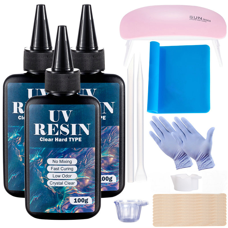 Uv Resin Clear Hard - 100g/250g Clear UV Resin Hard Type