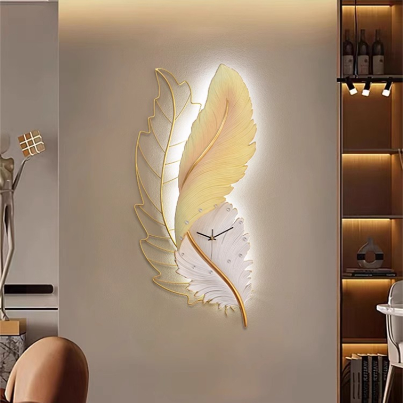 Light Unique Wall Clock Minima - Resin Art Wall Clock recension och pris