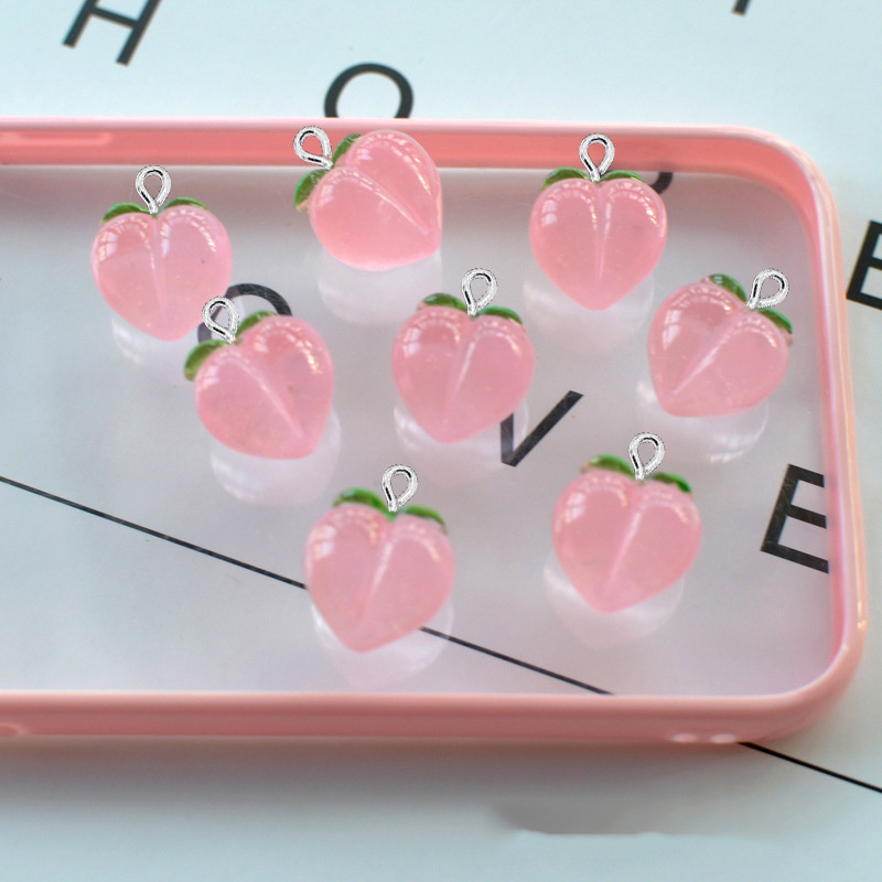 10Pcs New Transparent Peach Fl - Resin Art Gift Ideas recension och pris