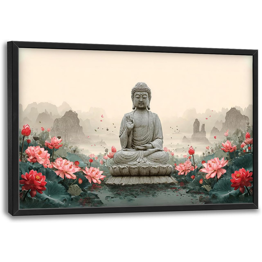 Large Buddha statue 5D mosaic  - Resin Art Studio recension och pris