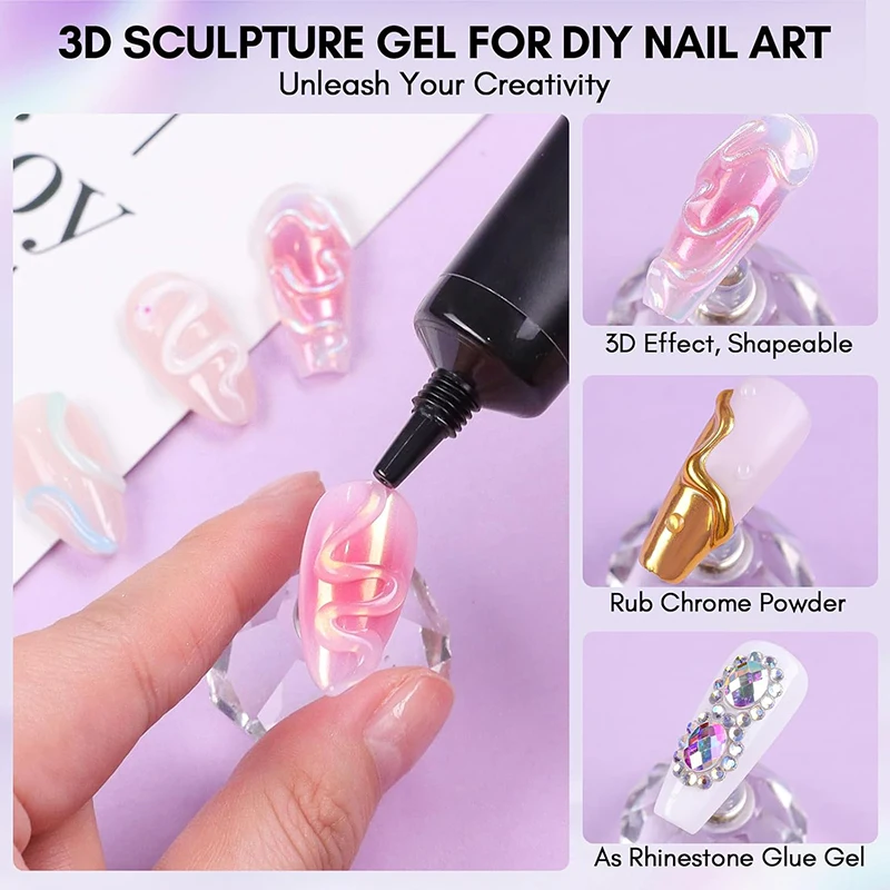 30ML No Wipe Sculpture Gel In  - Resin Art Youtube recension och pris