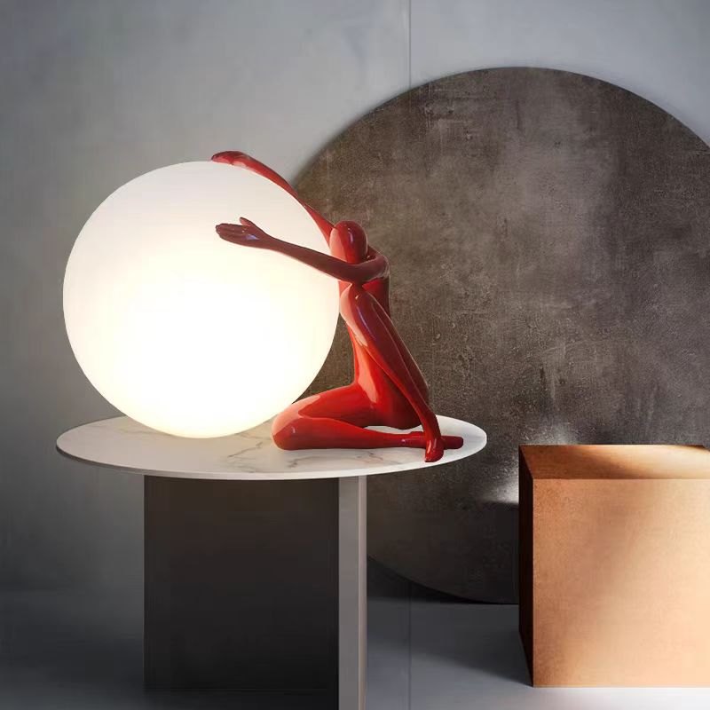 Nordic Art Floor Lamp Abstract - Resin Art In Floor recension och pris