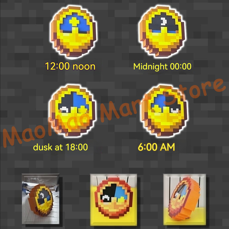 Chic Retro Pixel Art Style Sun - Resin Art Wall Clock recension och pris