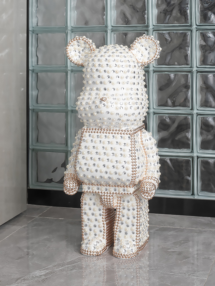 Cartoon Bear Ornament Home Dec - Resin Art In Floor recension och pris
