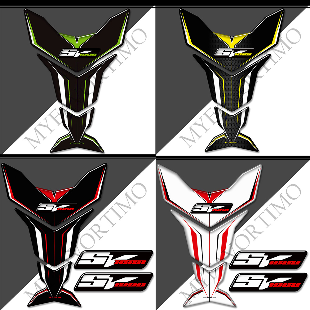 SV1000 Motorcycle Tank Pad Fue - Resin Art Sticker recension och pris