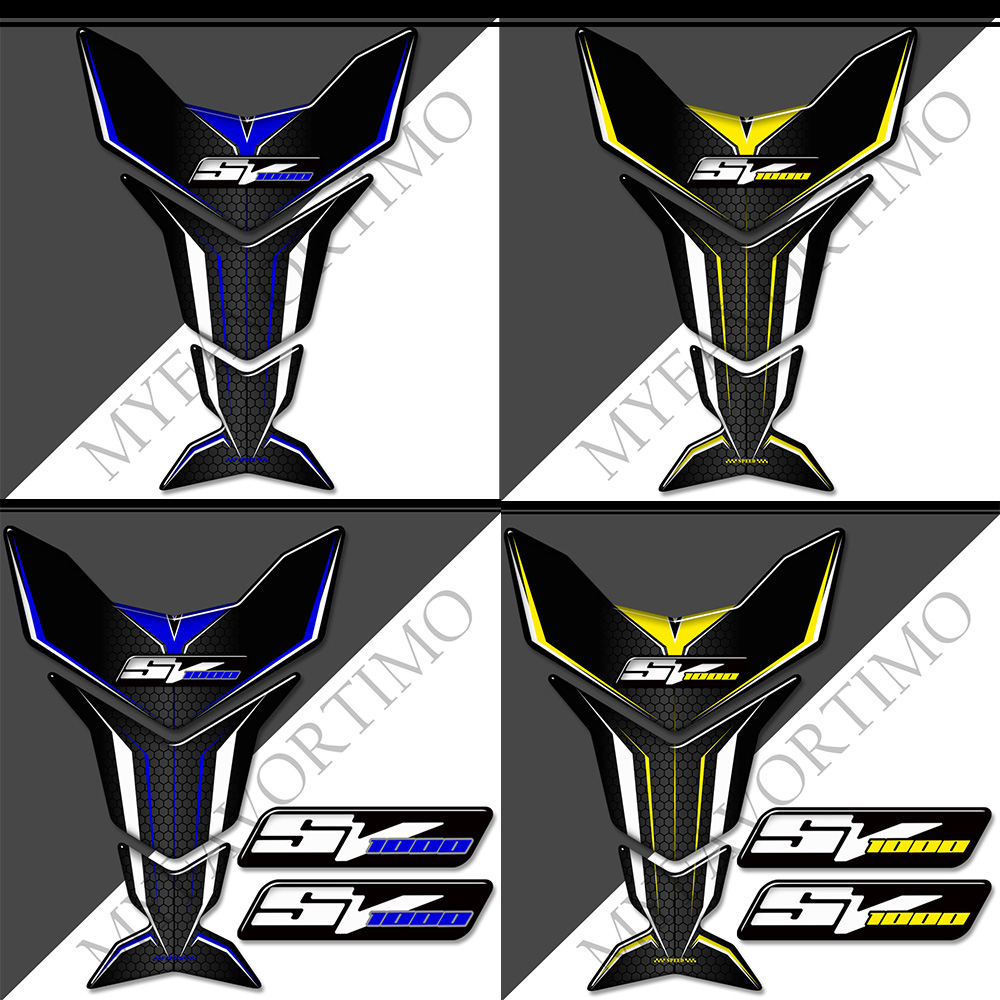 SV1000 Motorcycle Tank Pad Fue - Resin Art Sticker recension och pris