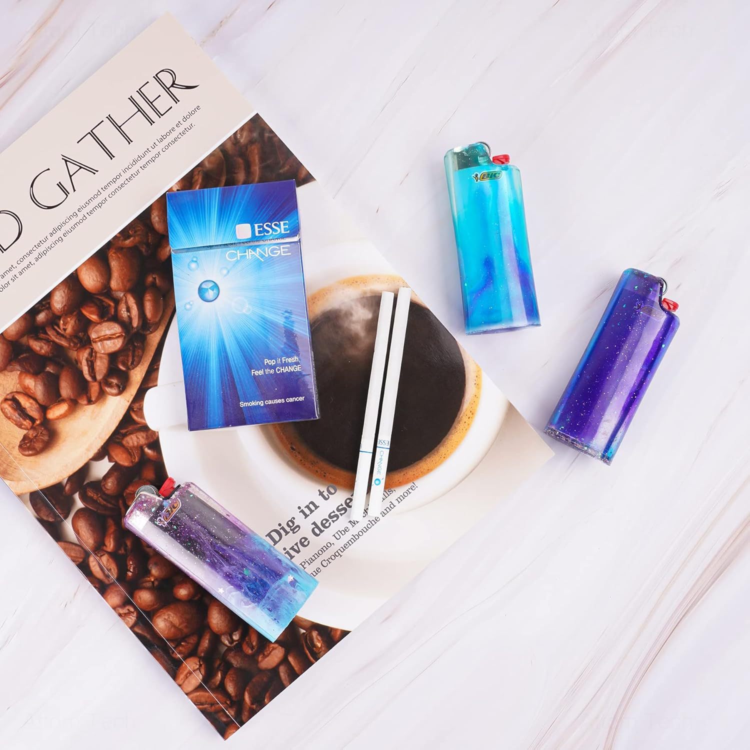 DIY Lighter Case Cover Silicon - Resin Art Guide recension och pris