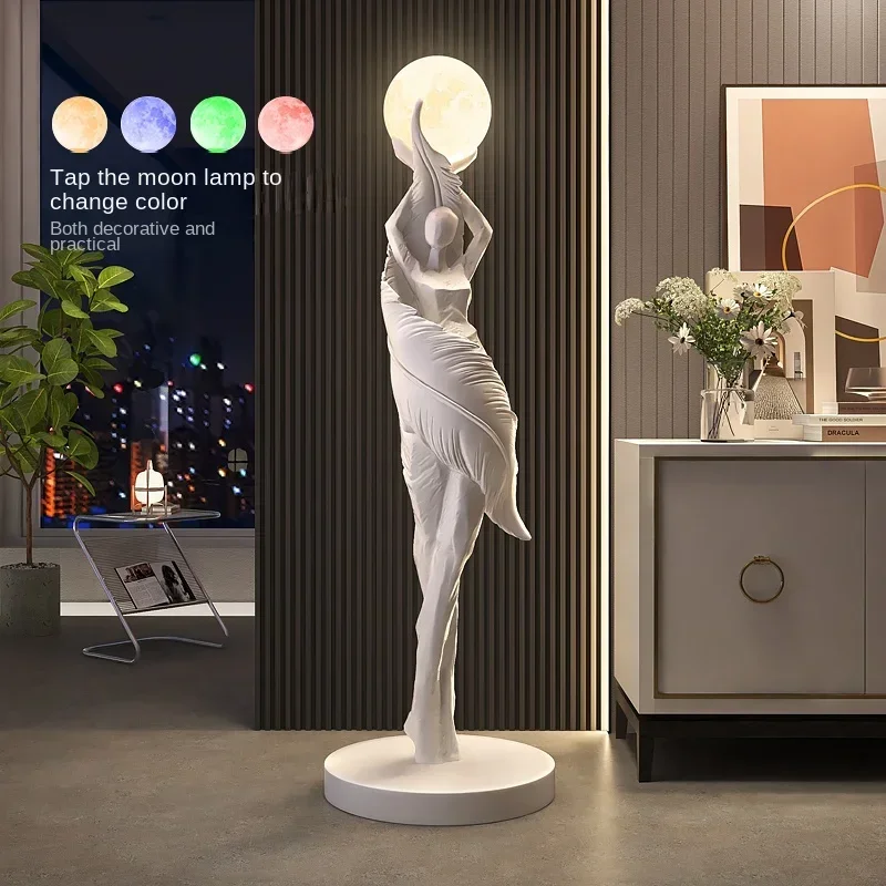 Portable Modern Abstract Feath - Resin Art In Floor recension och pris