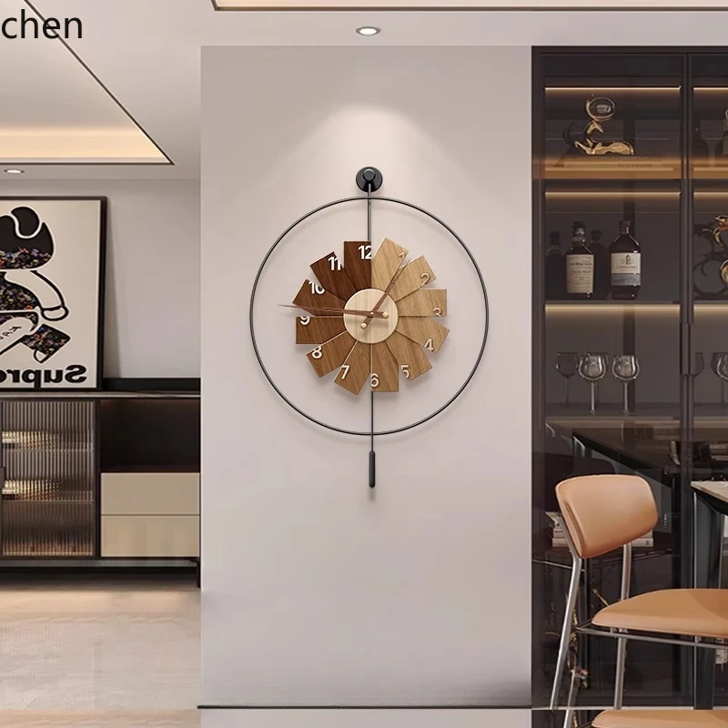 L15- Modern Minimalist Clock R - Resin Art Wall Clock recension och pris