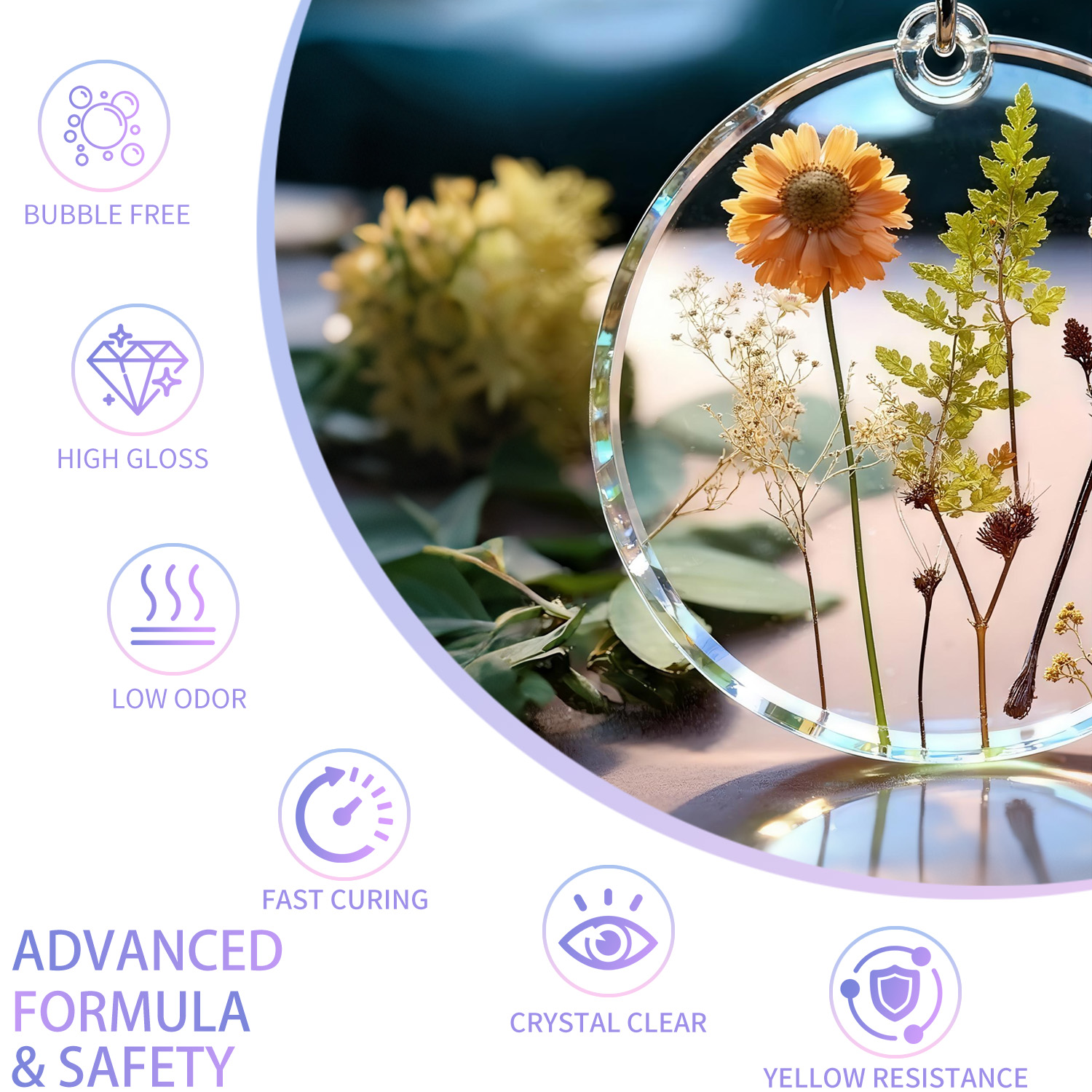 200g UV Resin Crystal Clear Ha - Uv Resin Clear Hard recension och pris