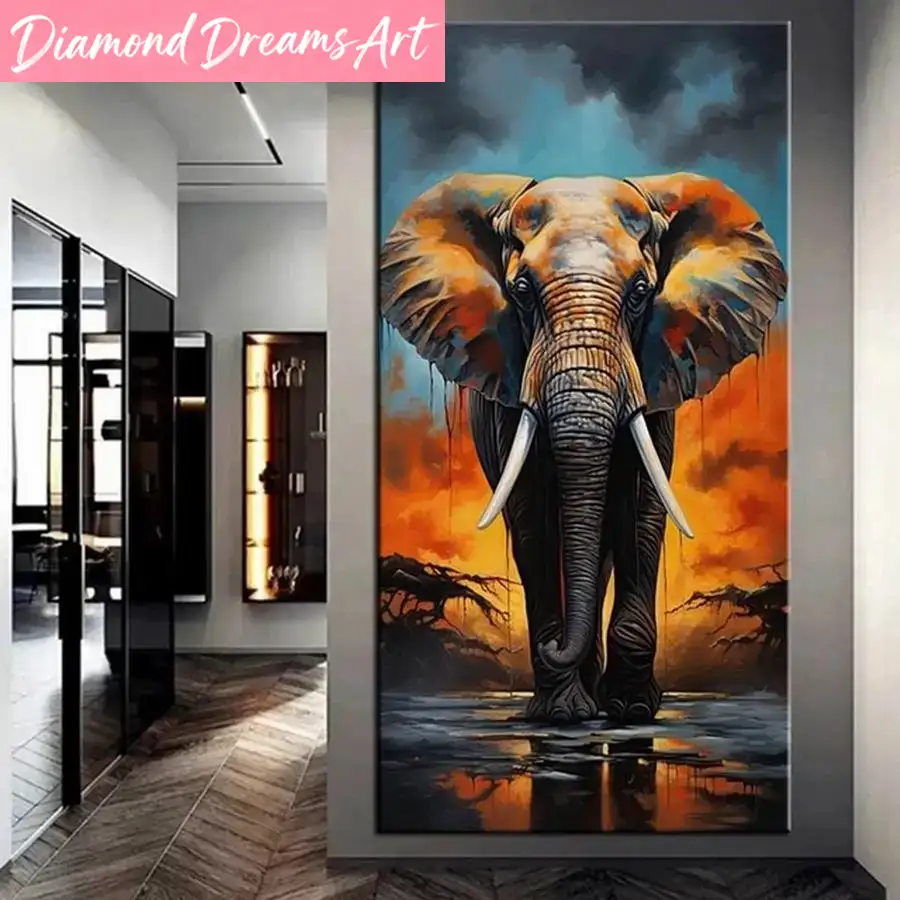 Frameless,Diy Mosaic Art Wild  - Resin Art Images recension och pris