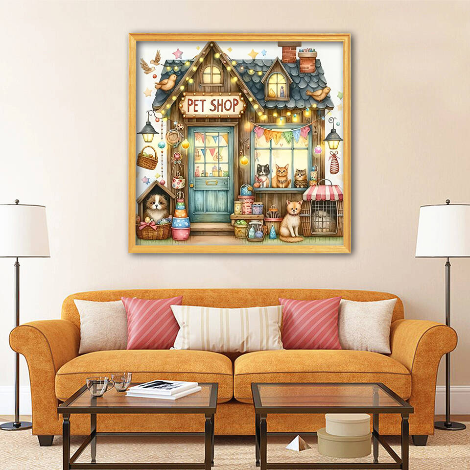 1pc frameless  5D Diamond Pain - Resin Art On Wall recension och pris