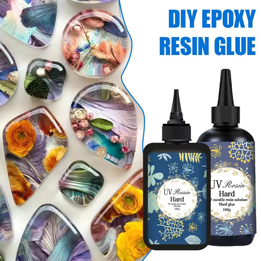 1/2Pcs Crystal Clear Hard UV R - Uv Resin Clear Hard recension och pris