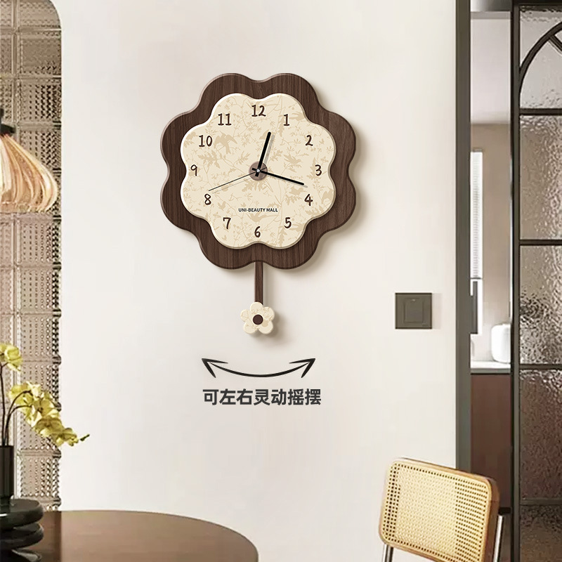 Chinese-style Creative Art Wal - Resin Art Wall Clock recension och pris