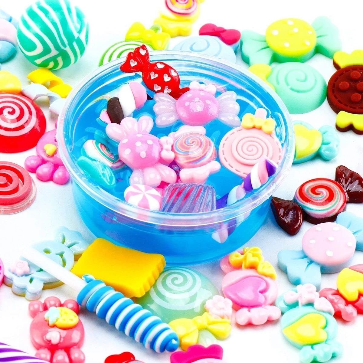 30pcs Random Candy Slime Charm - Resin Art Jewellery recension och pris