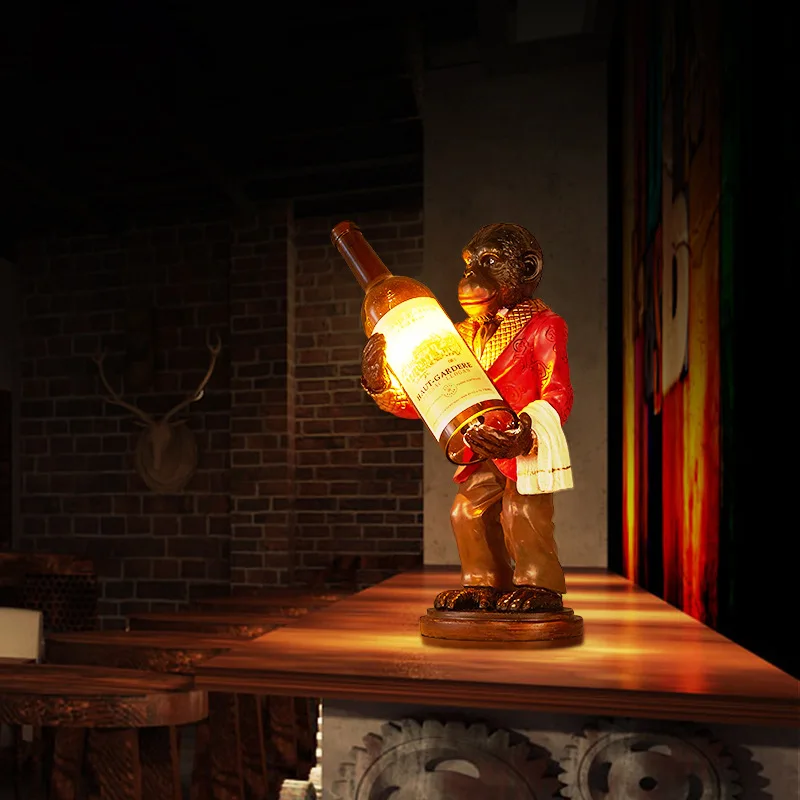 Retro Monkey Lamp Vintage Resi - Resin Art In Floor recension och pris