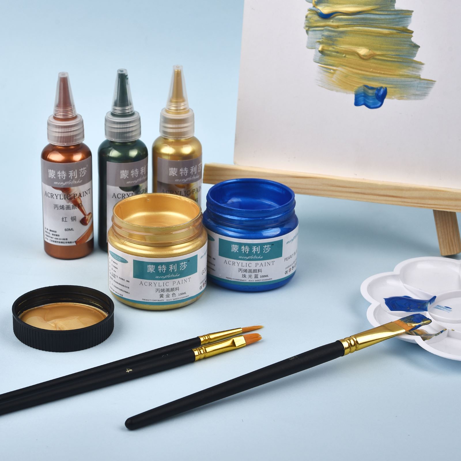 7 Colors 60ml/Bottle Metallic  - Resin Artist recension och pris