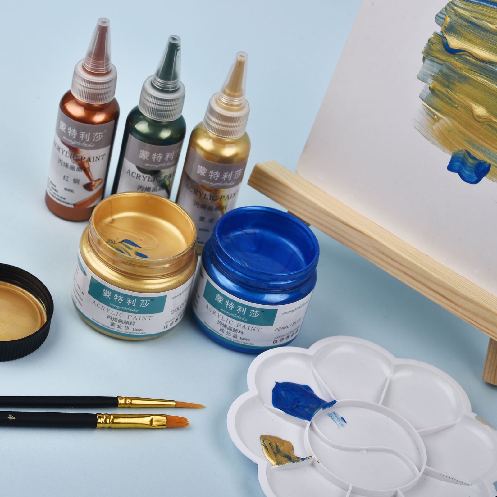 7 Colors 60ml/Bottle Metallic  - Resin Artist recension och pris