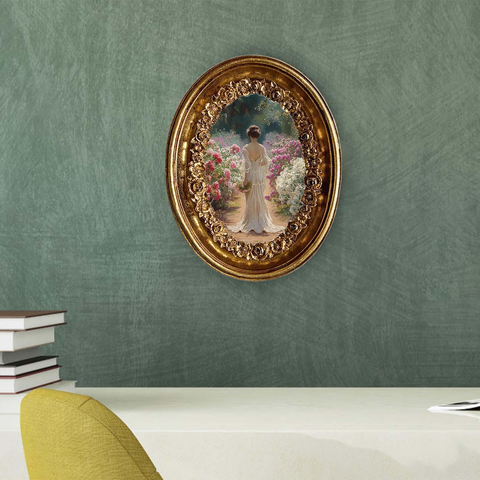 Vintage Oval Photo Frame 5.8x7 - Resin Art Studio recension och pris