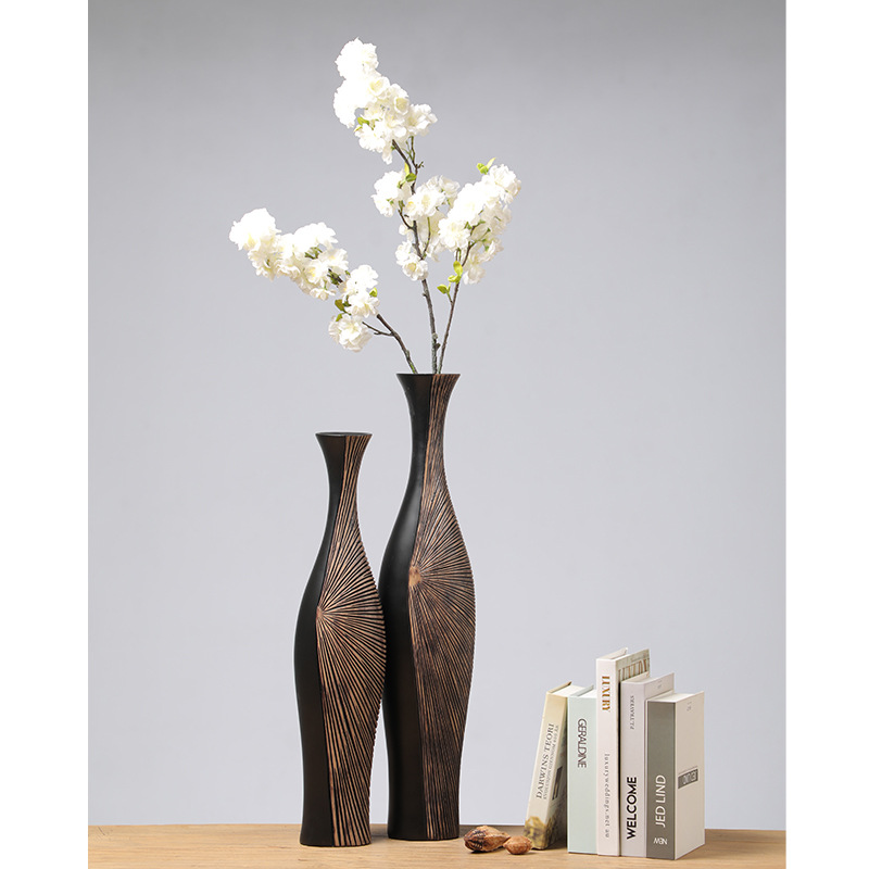 Retro Tall Resin Floor Vase, E - Resin Art In Floor recension och pris