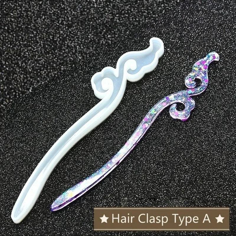 New Transparent Hairpin Silico - Resin Art Gift Ideas recension och pris