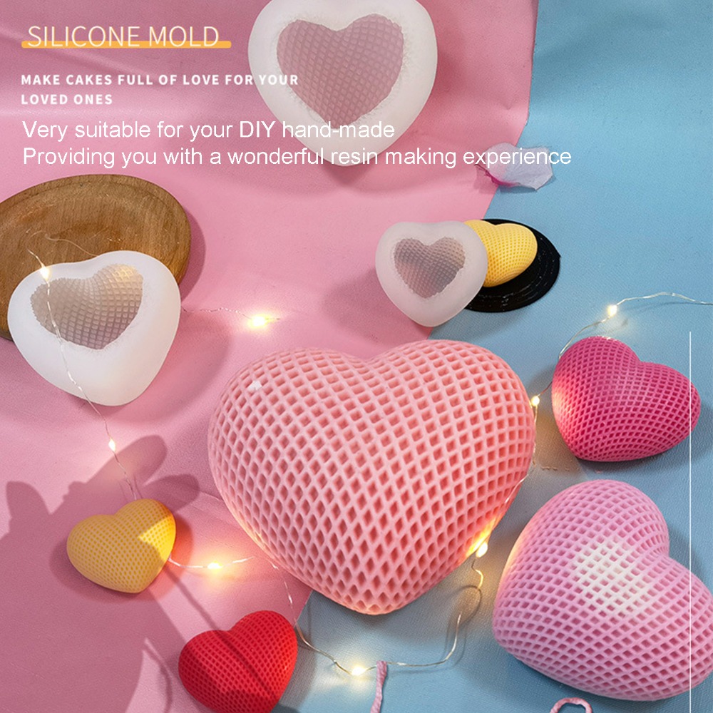 Resin Casting Mould Woven Hear - Resin Art Love recension och pris