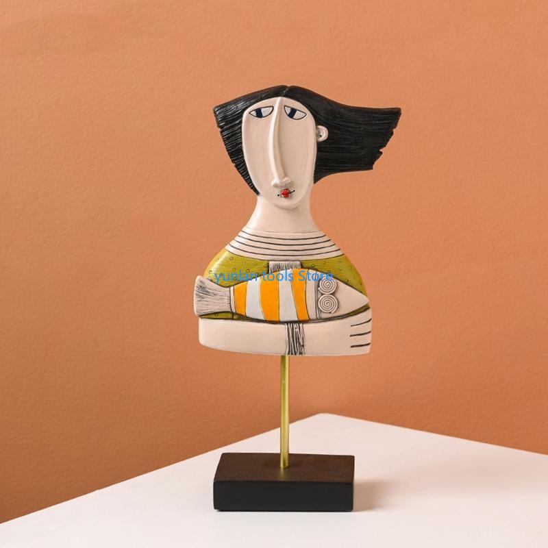 50LB Face Art Statue Sculpture - Resin Art Studio recension och pris