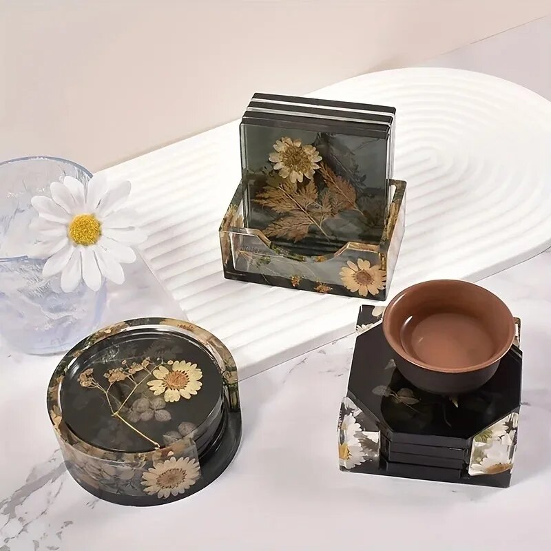 Coaster Resin Molds Set Includ - Resin Art Jewellery recension och pris
