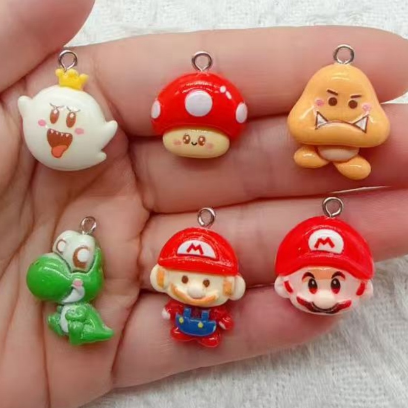 10pcs resin cartoon pendant, D - Resin Art Gift Ideas recension och pris