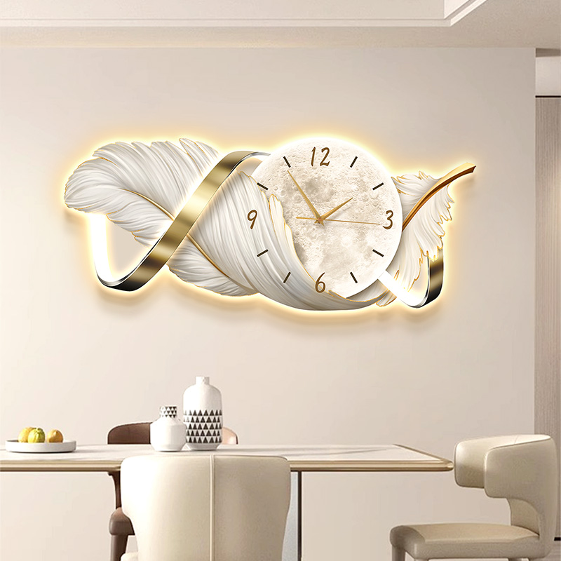 Big Size Metal Wall Art Clock  - Resin Art Wall Clock recension och pris