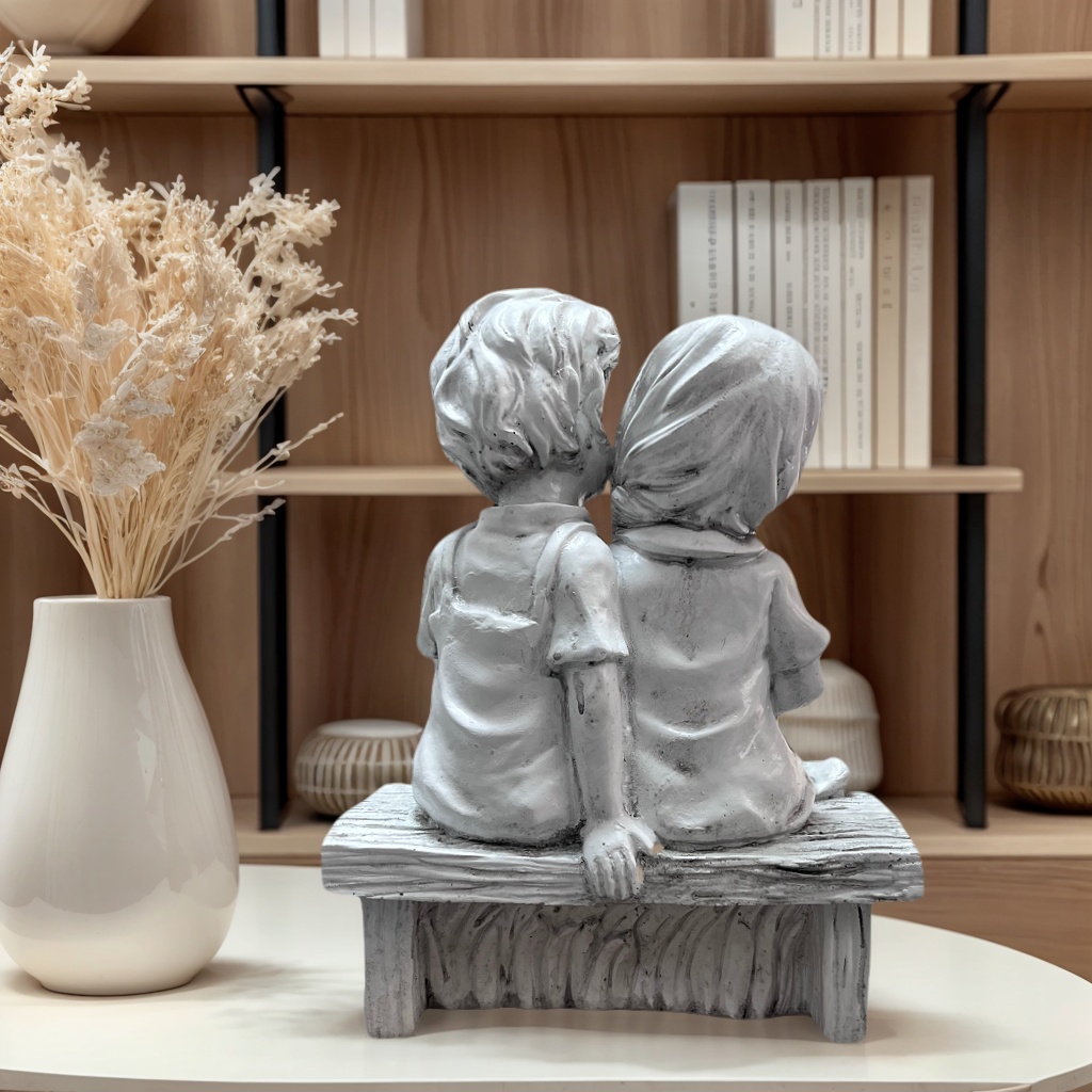 Cute Little Boy And Girl Resin - Resin Art Love recension och pris