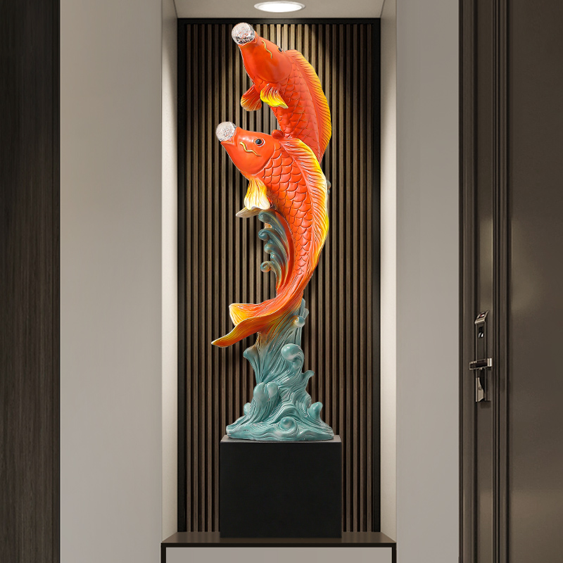 Five-Flavored Fish Sculpture,R - Resin Art In Floor recension och pris