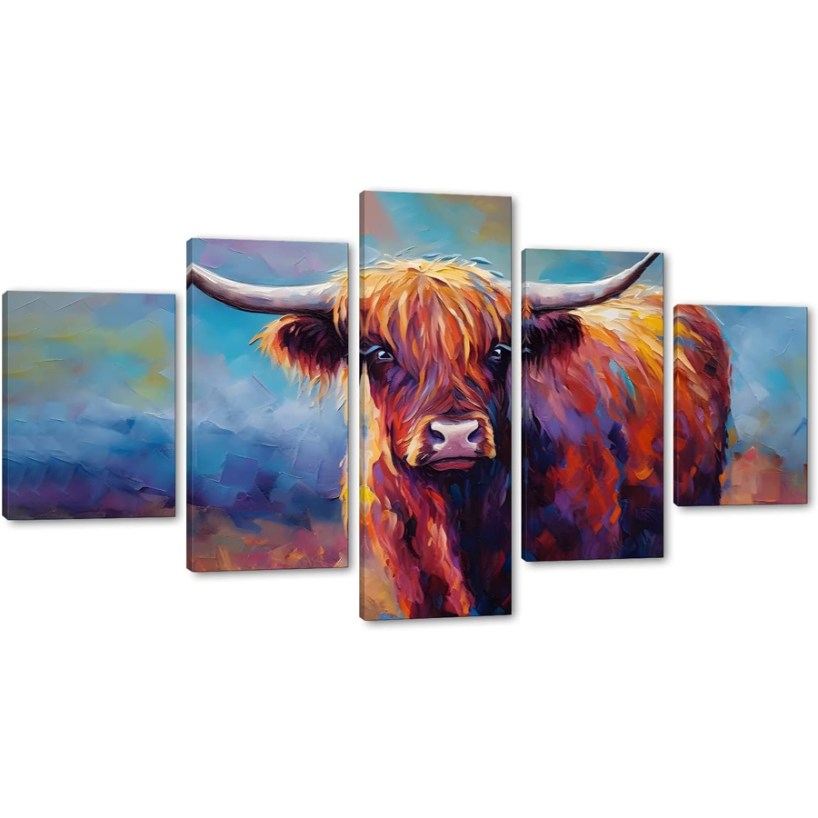 5 Highland Cow Images diamond  - Resin Art Images recension och pris