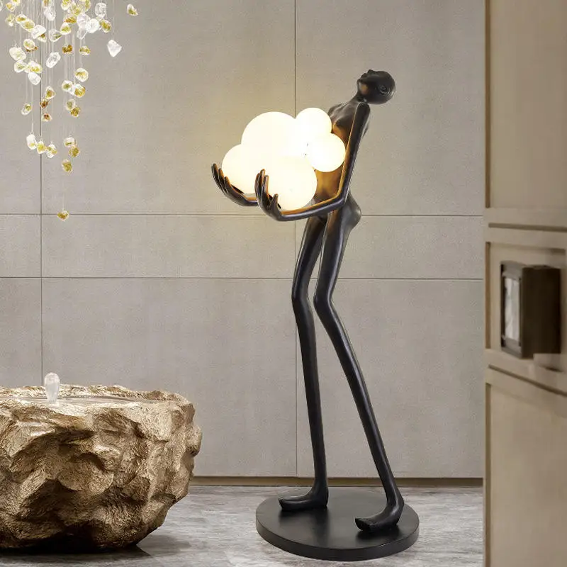 Humanoid Floor Lamp Lamp Moder - Resin Art In Floor recension och pris