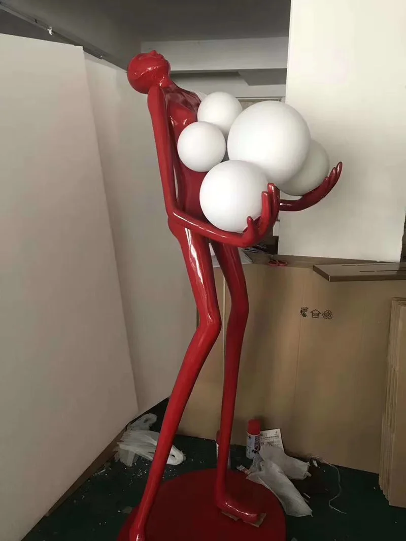 Humanoid Floor Lamp Lamp Moder - Resin Art In Floor recension och pris