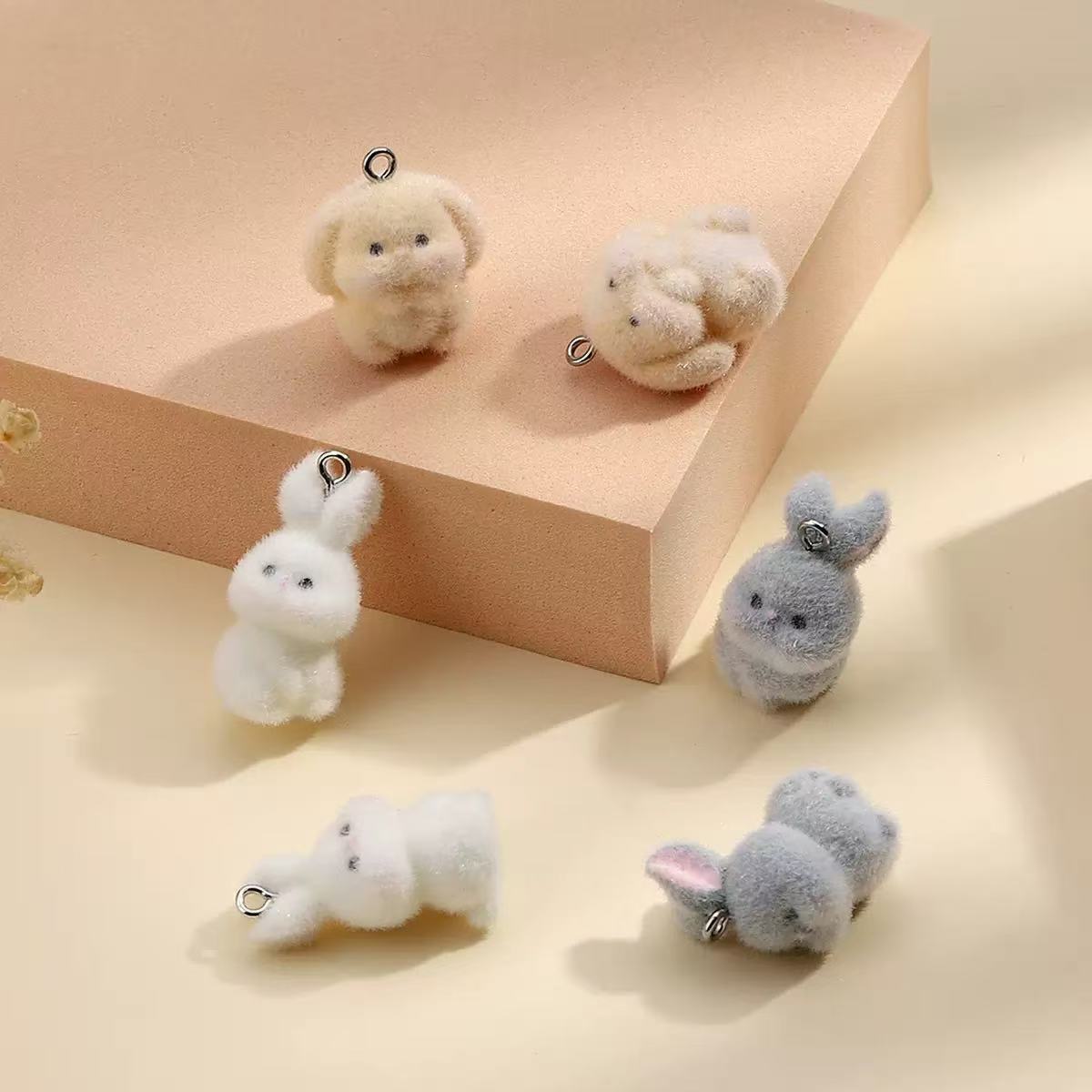 10pcs Flocking Little Rabbit R - Resin Art Gift Ideas recension och pris