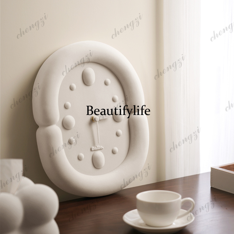 Silent Aesthetic Wall Clocks L - Resin Art Wall Clock recension och pris