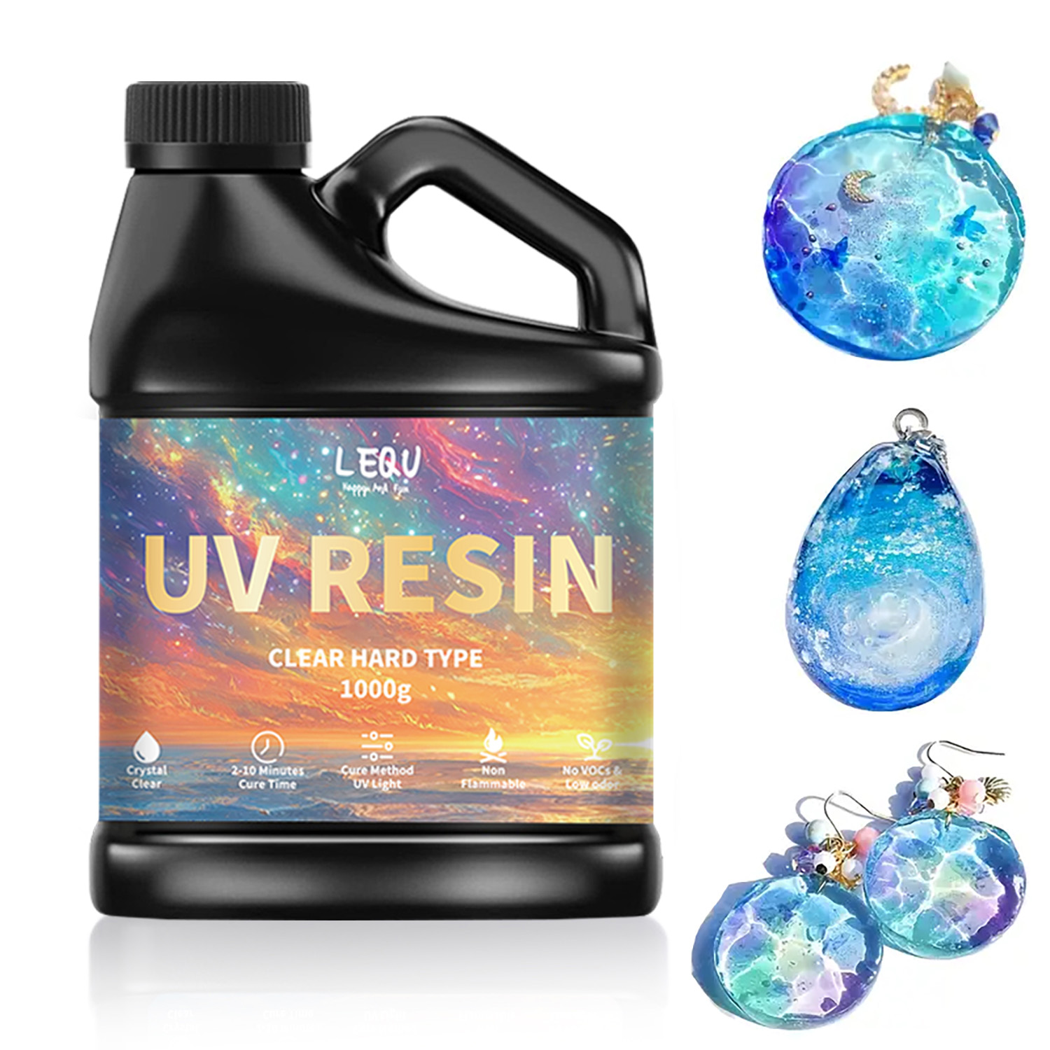 100/200/500/1000g UV Epoxy Res - Resin Art Jewellery recension och pris